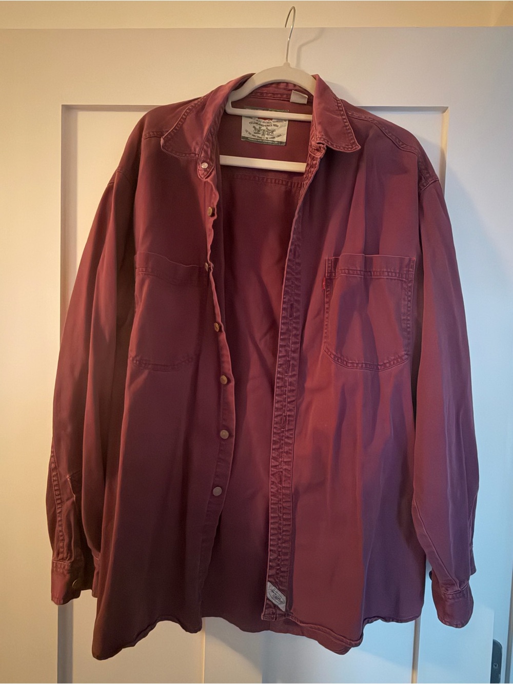 Vintage Levi’s Button-Up Shirt Jacket (purple)